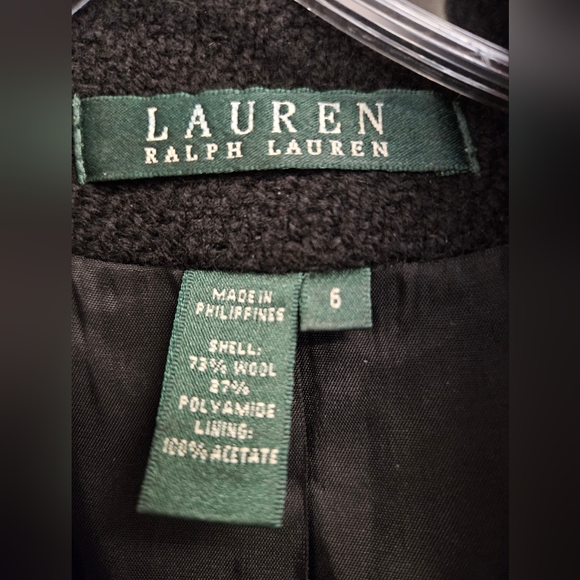 LAUREN RL Black Embroidered Blazer - Picture 8 of 14